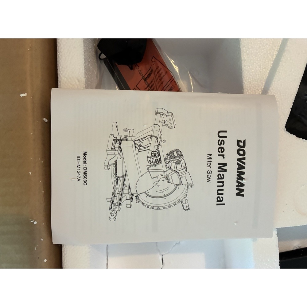 Dovaman 12-Inch Dual-Bevel Sliding Compound Miter Saw Ambidextrous & Laser Guide - Picture 4 of 16